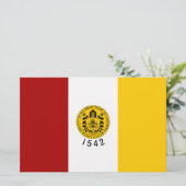 De vlag van San Diego (Californië) Briefpapier (Staand voorkant)
