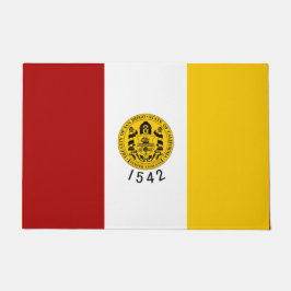 De vlag van San Diego (Californië) Deurmat