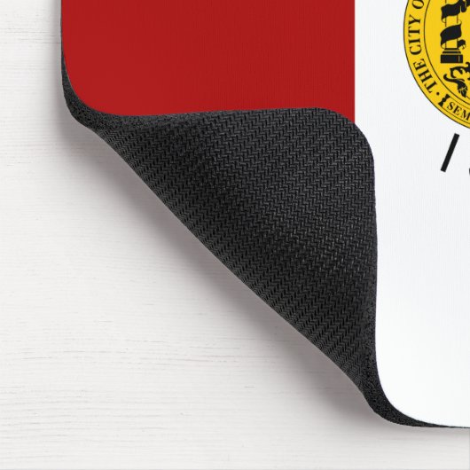 De vlag van San Diego (Californië) Muismat (Hoek)