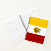 De vlag van San Diego (Californië) Notitieboek (Binnen)