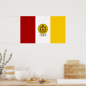 De vlag van San Diego (Californië) Poster (Keuken)