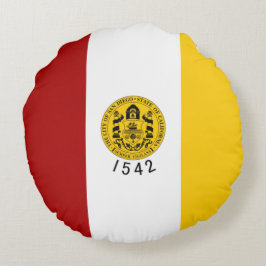 De vlag van San Diego (Californië) Rond Kussen