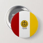 De vlag van San Diego (Californië) Ronde Button 7,6 Cm (Voorkant /achterkant)