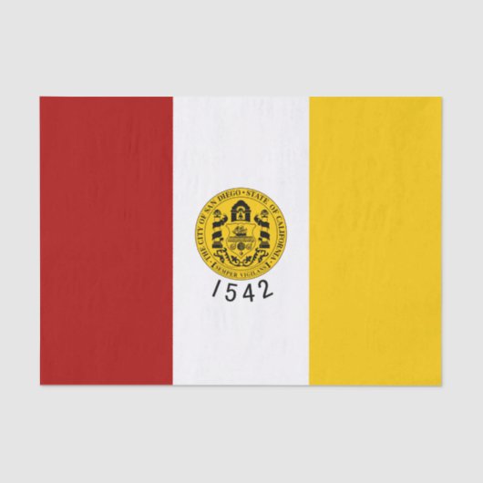 De vlag van San Diego (Californië) Tissuepapier (Voorkant)