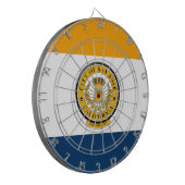 De vlag van San José (Californië) Dartbord (Voorkant Links)