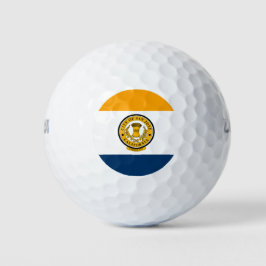 De vlag van San José (Californië) Golfballen