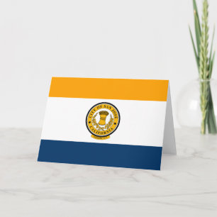 De vlag van San José (Californië) Kaart