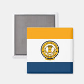 De vlag van San José (Californië) Magneet (Voorkant / Achterkant)