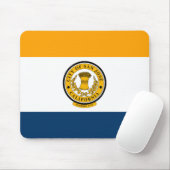 De vlag van San José (Californië) Muismat (Met muis)