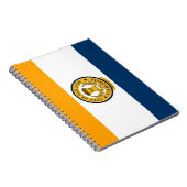 De vlag van San José (Californië) Notitieboek (Rechterzijde)