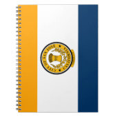 De vlag van San José (Californië) Notitieboek (Voorkant)