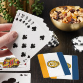 De vlag van San José (Californië) Pokerkaarten (Insitu)