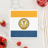 De vlag van San José (Californië) Servet (Insitu)