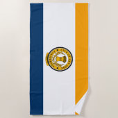 De vlag van San José (Californië) Strandlaken (Voorkant)