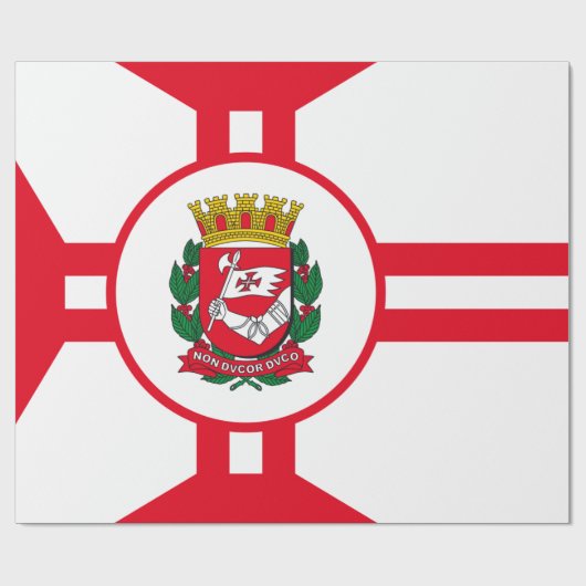 De vlag van São Paulo Cadeaupapier (Vlak)