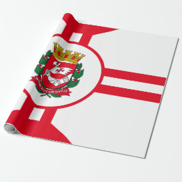 De vlag van São Paulo Cadeaupapier
