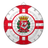 De vlag van São Paulo Dartbord (Voorkant)