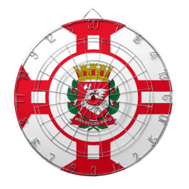 De vlag van São Paulo Dartbord