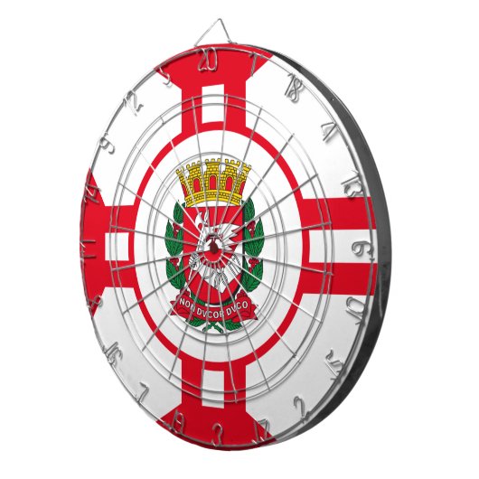 De vlag van São Paulo Dartbord (Voorkant Rechts)
