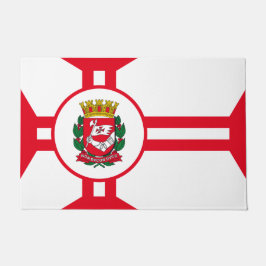 De vlag van São Paulo Deurmat