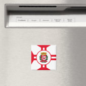 De vlag van São Paulo Magneet (Insitu (Vaatwasser))