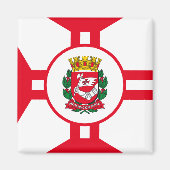 De vlag van São Paulo Magneet (Voorkant)