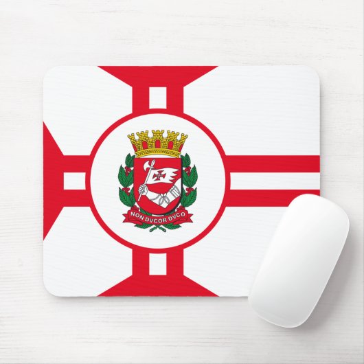De vlag van São Paulo Muismat (Met muis)