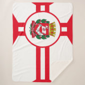 De vlag van São Paulo Sherpa Deken (Voorkant)