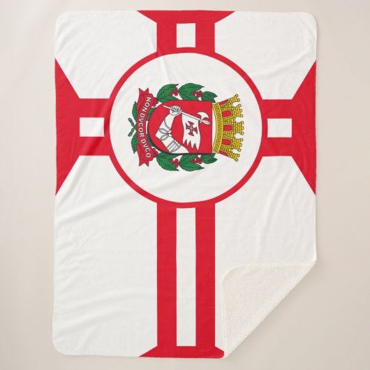 De vlag van São Paulo Sherpa Deken (Voorkant)