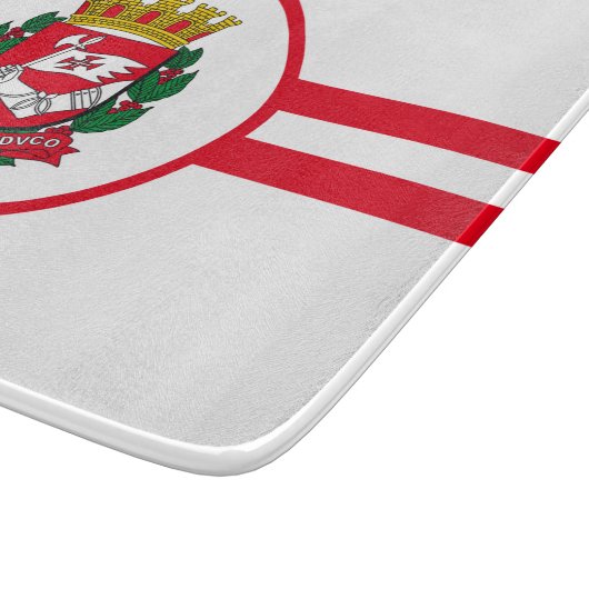 De vlag van São Paulo Snijplank (Hoek)