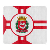 De vlag van São Paulo Snijplank (Voorkant)