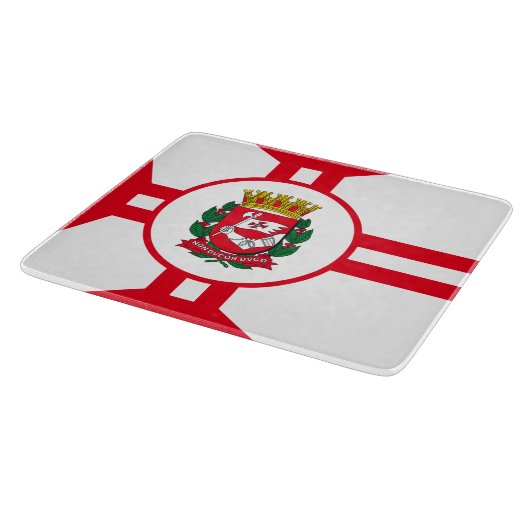 De vlag van São Paulo Snijplank (Hoek)