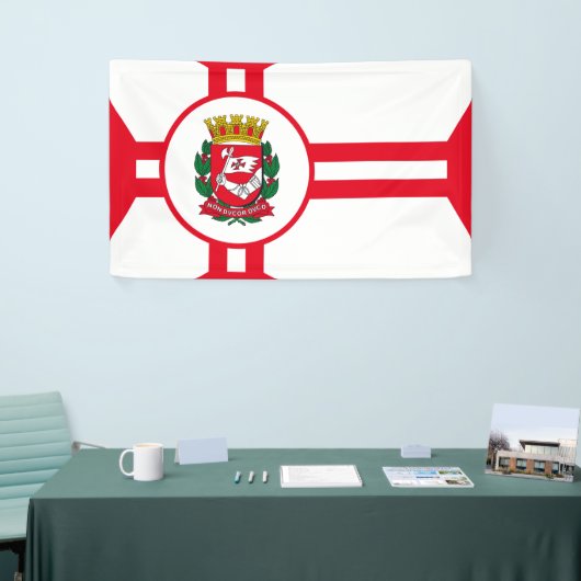 De vlag van São Paulo Spandoek (Beurs)