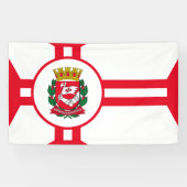 De vlag van São Paulo Spandoek (Horizontaal)