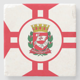De vlag van São Paulo Stenen Onderzetter
