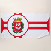 De vlag van São Paulo Strandlaken (Voorkant)