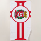 De vlag van São Paulo Strandlaken (Voorkant)