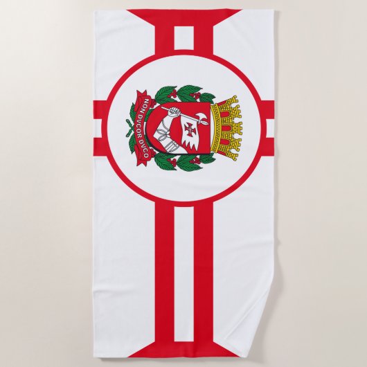 De vlag van São Paulo Strandlaken (Voorkant)