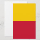 De vlag van Schagen Briefpapier (Voorkant / Achterkant)