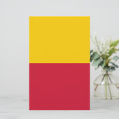 De vlag van Schagen Briefpapier (Staand voorkant)