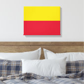 De vlag van Schagen Canvas Afdruk (Insitu (Slaapkamer))