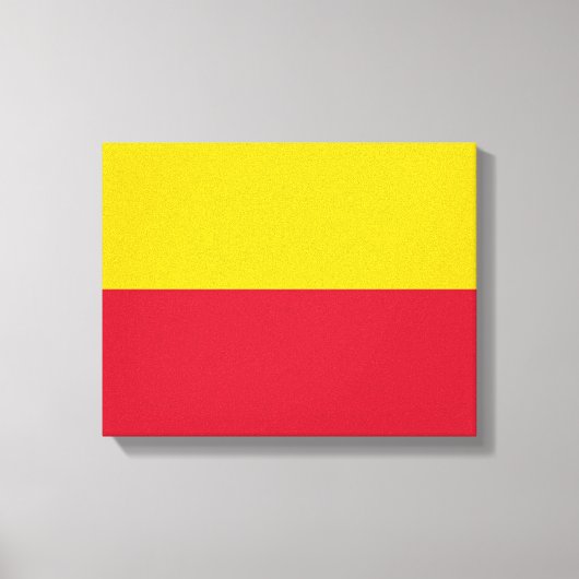 De vlag van Schagen Canvas Afdruk (Voorkant)