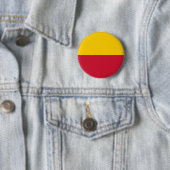 De vlag van Schagen Ronde Button 5,7 Cm (In situ)