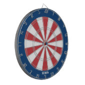 De vlag van Servië Patriot's Bullseye Dartbord (Voorkant Links)