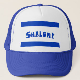 De Vlag van Shalom van Israël Trucker Pet