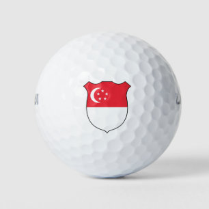 De vlag van Singapore is Grand Patriotic Golfballen