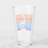 De vlag van Sint-Petersburg (Florida) Glas (Achterkant)