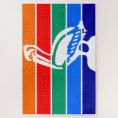 De vlag van Sint-Petersburg (Florida) Legpuzzel (Verticaal)