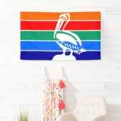 De vlag van Sint-Petersburg (Florida) Spandoek (Insitu)