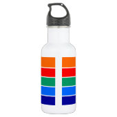 De vlag van Sint-Petersburg: Liberty Bottle Waterfles (Achterkant)